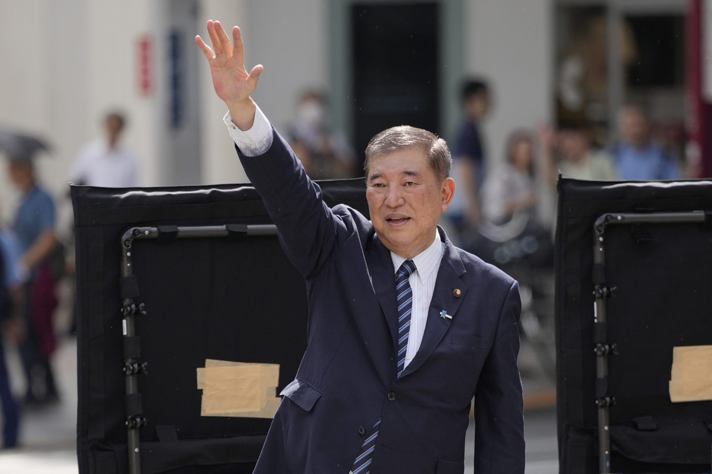 Former defense minister Shigeru Ishiba beat arch-nationalist Sanae Takaichi—who would have been the country's first-ever woman leader.