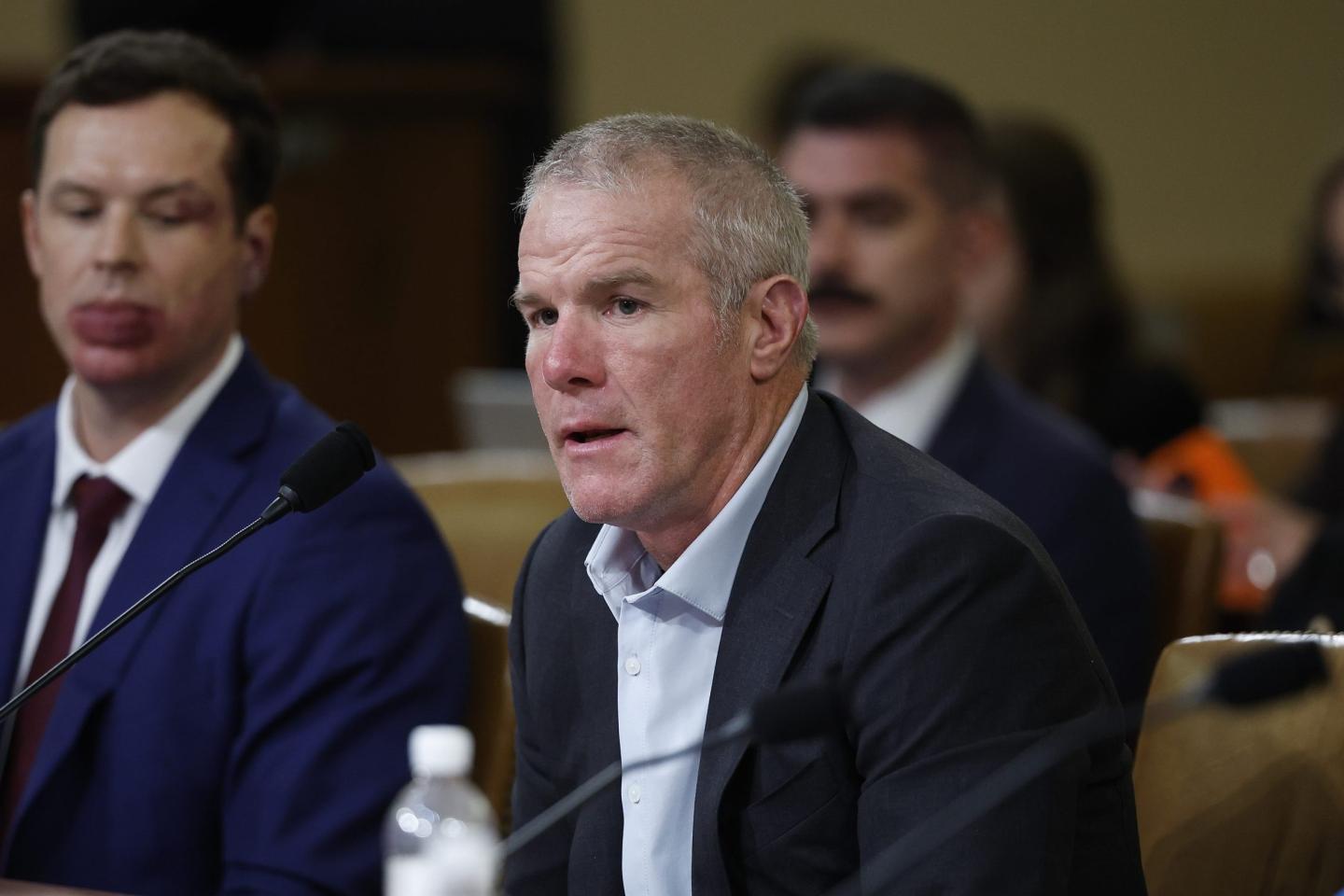 Brett Favre testifies in front of a House committee