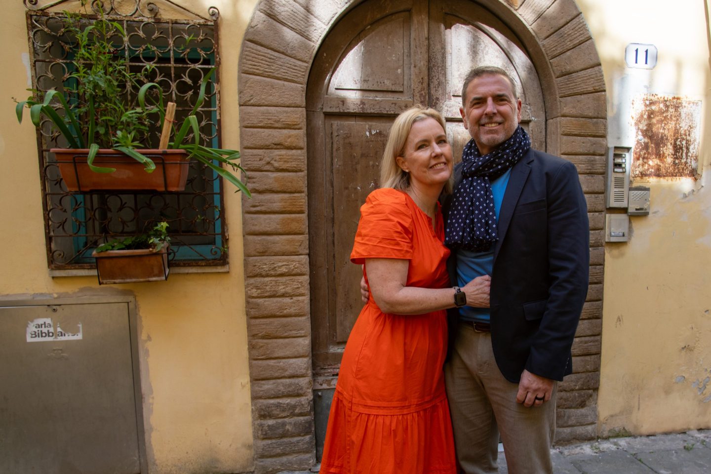 Ashley and Dario Campolattaro bought an apartment in Tuscany at the end of 2022.