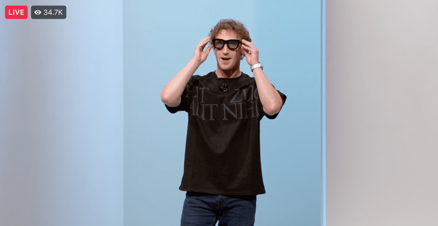 Mark Zuckerberg unveils new Orion holographic smart glasses with a ‘neural interface’