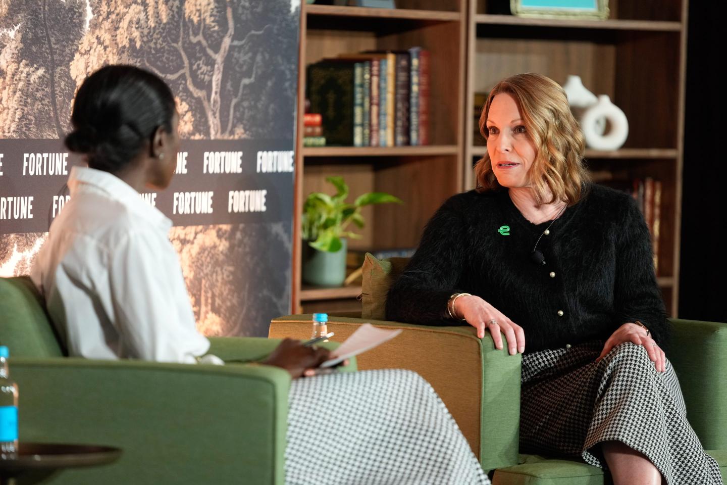 Enterprise Mobility president and CEO Chrissy Taylor speaks with Fortune's Ruth Umoh at the Fortune COO Summit