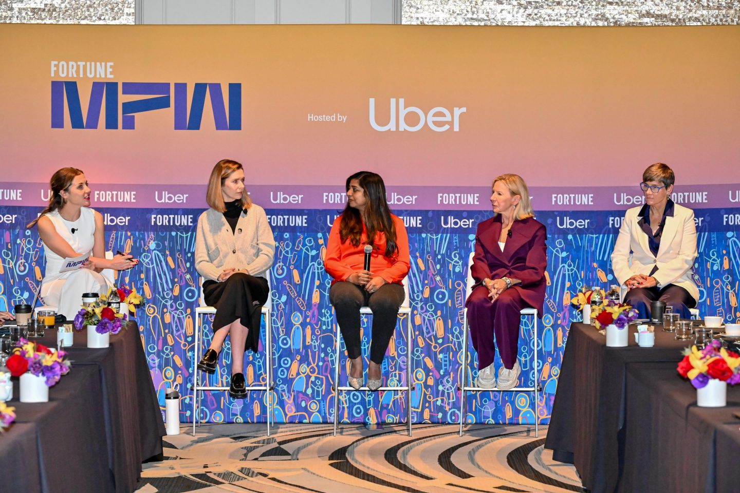 A panel during Fortune's Most Powerful Women summit.