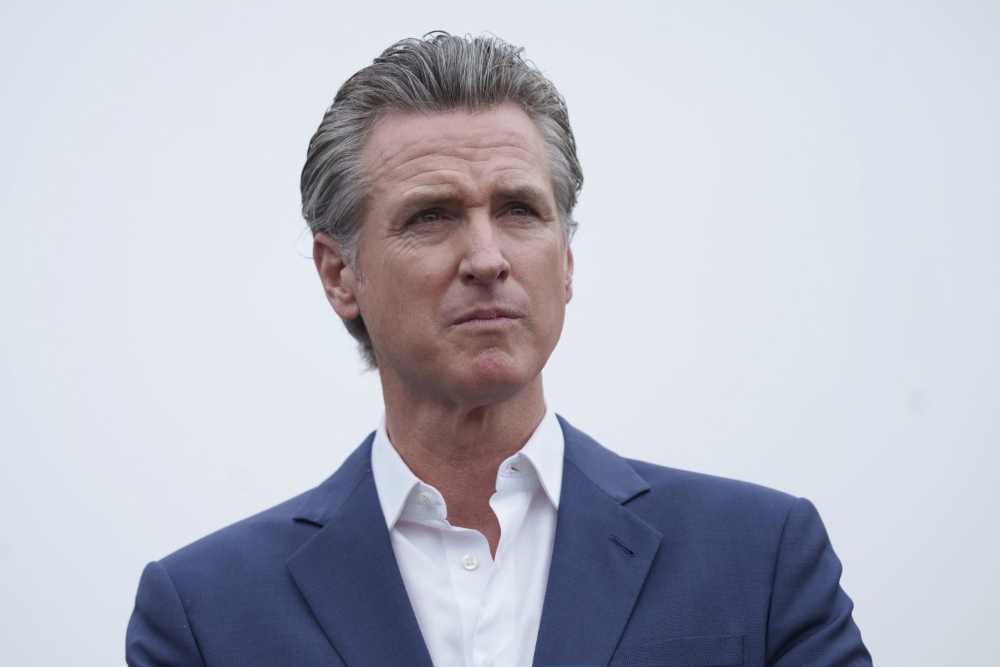 California Gov. Gavin Newsom speaks during a press conference in Los Angeles, on Sept. 25, 2024.