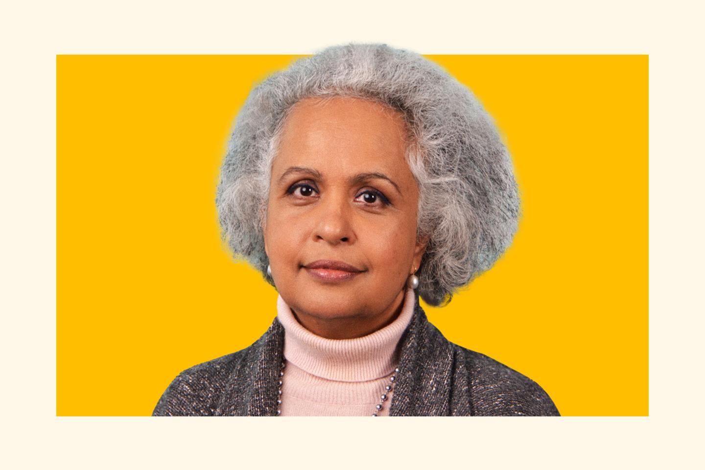 businesswoman smiles for a portrait