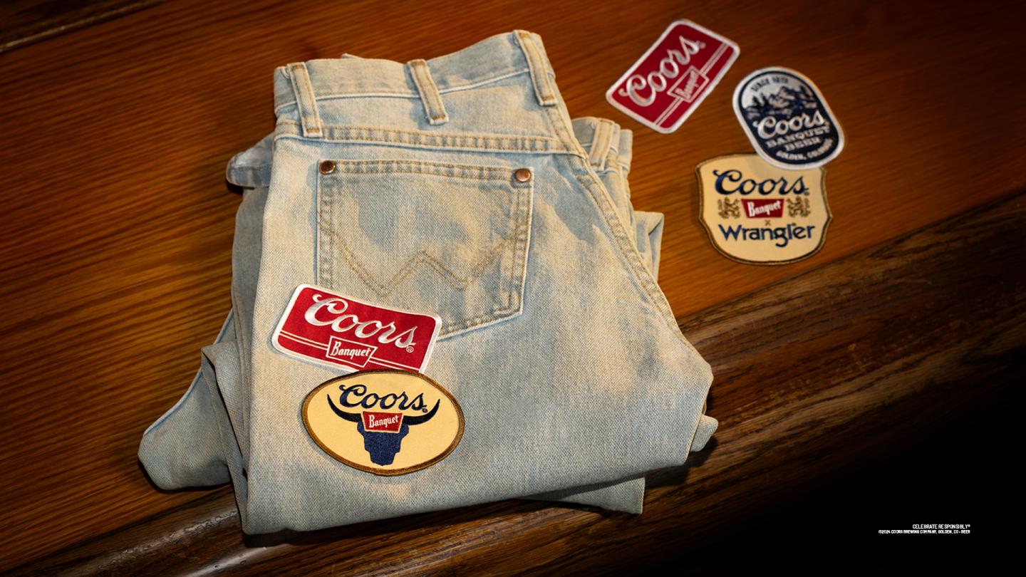 Forget acid-washed! Wrangler partners with Coors Banquet for beer-wash jeans