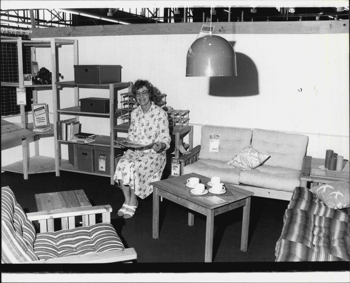 An Ikea Furniture Showroom in 1981.