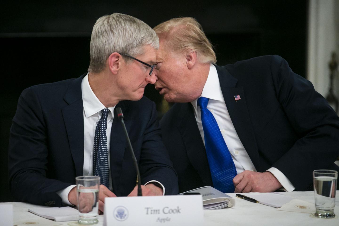 With the election still too close to call, Trump says tech CEOs are reaching out to him