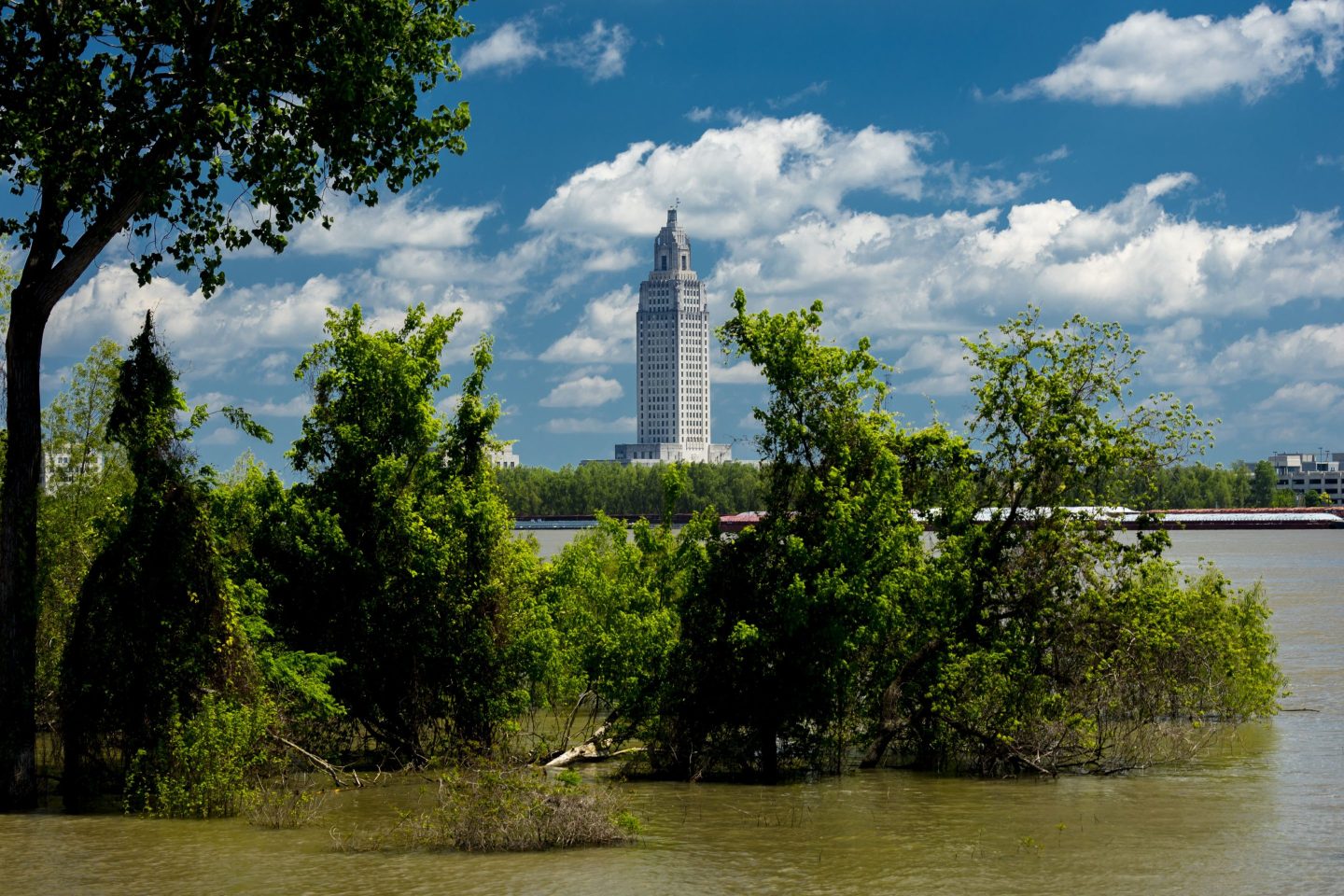The skyline of Baton Rouge, Louisiana