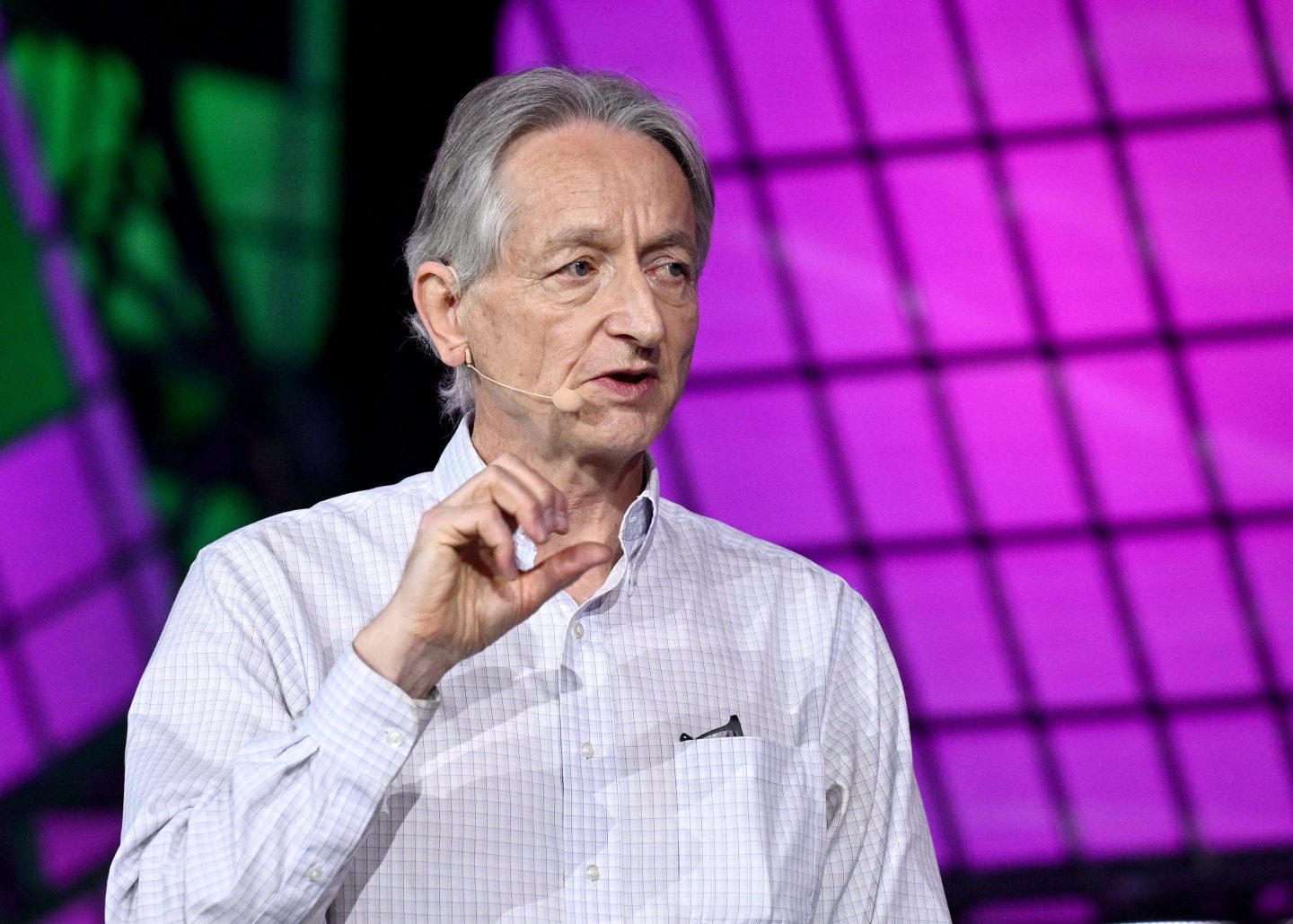 Geoffrey Hinton, godfather of AI, in 2023.