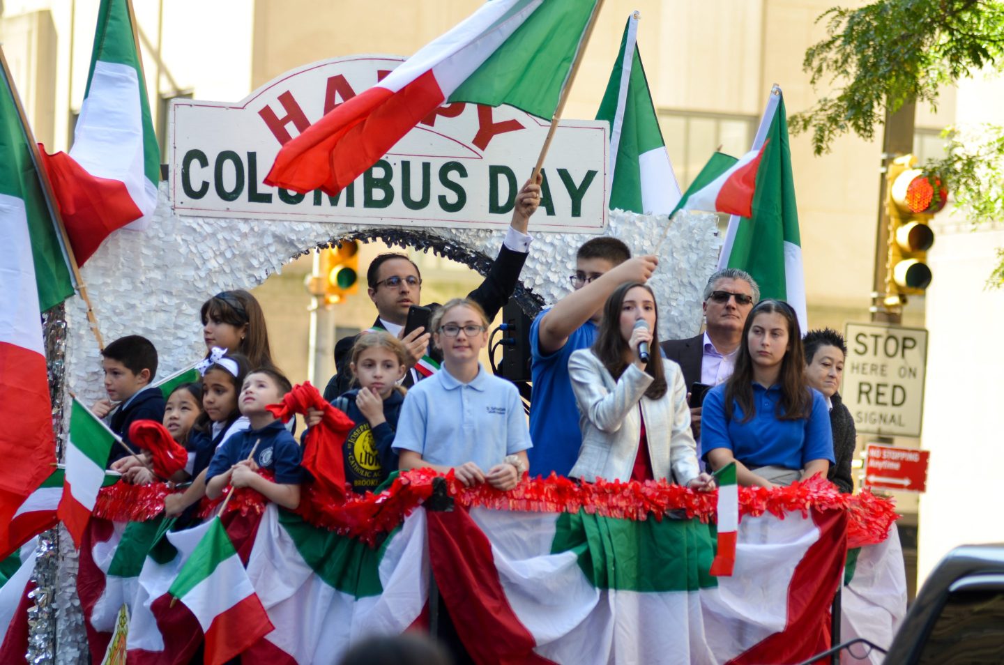 The annual Columbus Day Parade in New York City