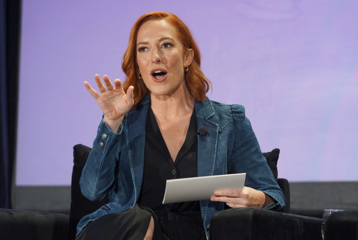 AUSTIN, TEXAS - MARCH 10: Jen Psaki speaks onstage during the 2023 SXSW Conference and Festivals at Austin Convention Center on March 10, 2023 in Austin, Texas. (Photo by Amy E. Price/Getty Images for SXSW)