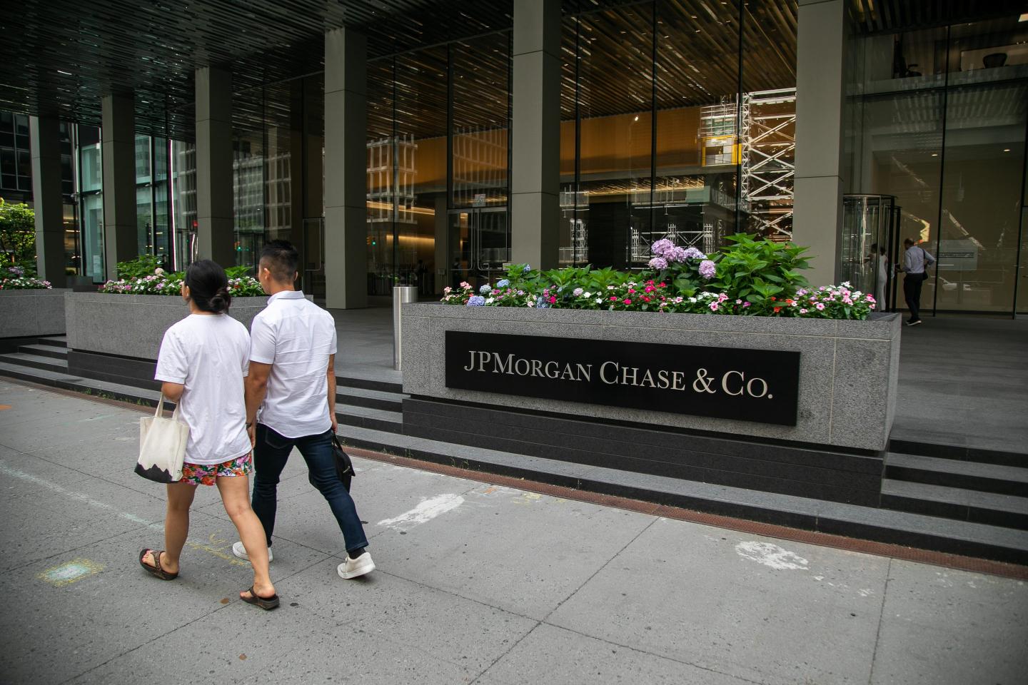 The JPMorgan Chase headquarters