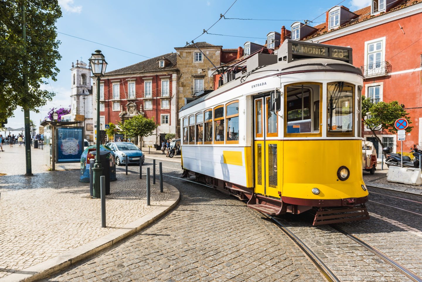 Lisbon began operating trams in the late 19th century to transport passengers up the steep and narrow streets criss-crossing the hilly old city.