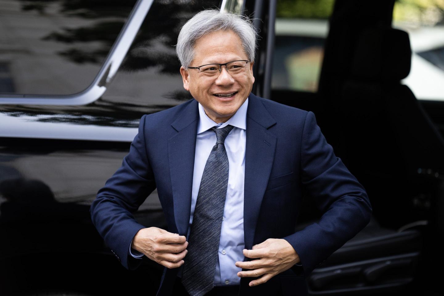 Nvidia CEO Jensen Huang on Capitol Hill on September 13, 2023. (Photo: Tom Williams/CQ-Roll Call/Getty Images)