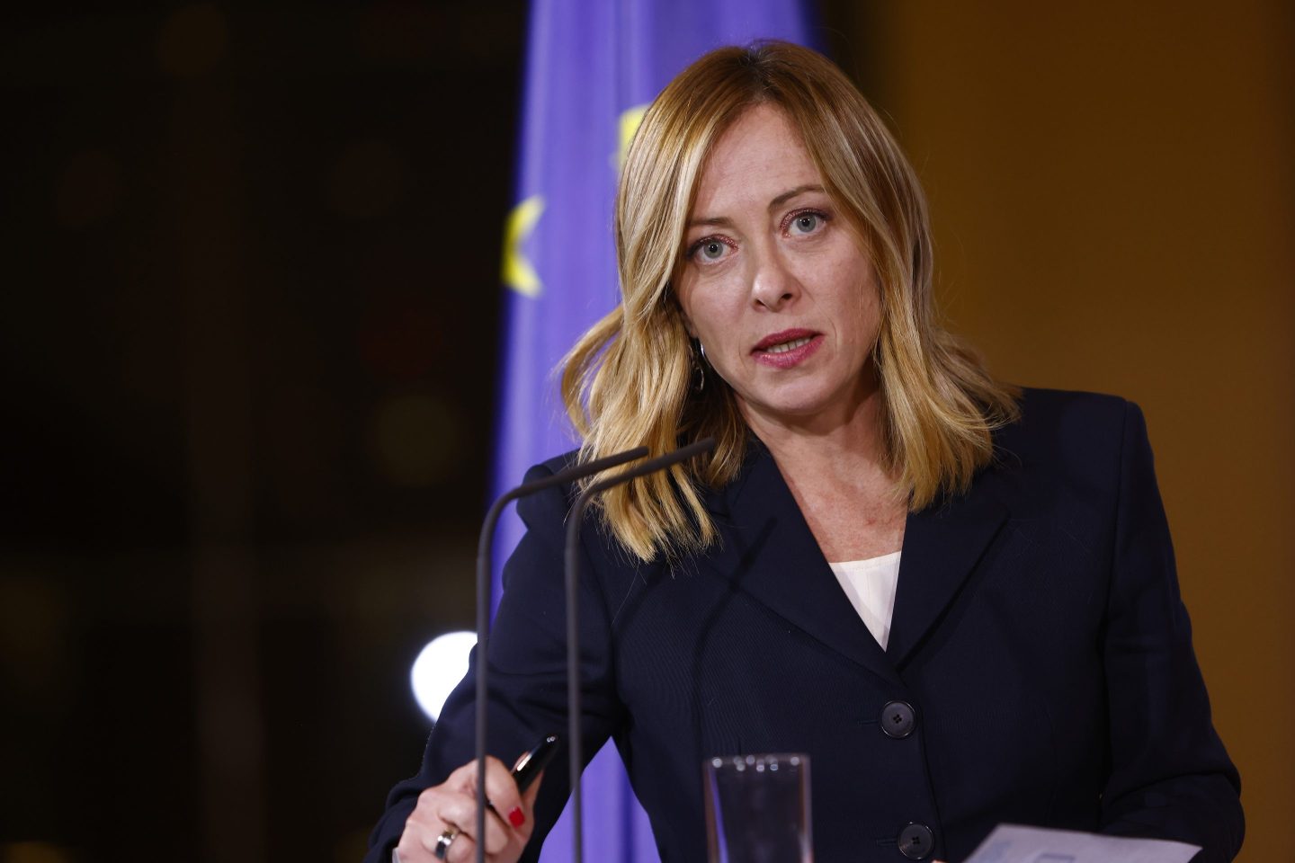 “As we promised, there will be no new taxes for citizens,” Meloni said in a post on X on Tuesday. “€3.5 billion from banks and insurance companies will be allocated to healthcare and the most vulnerable.”