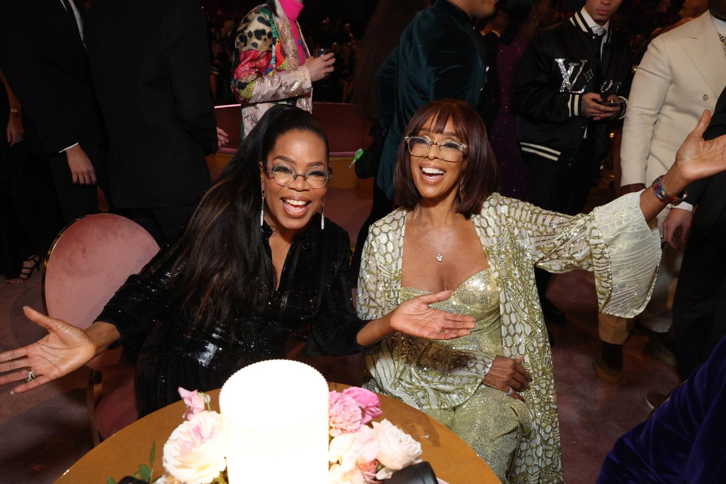 Oprah Winfrey and Gayle King