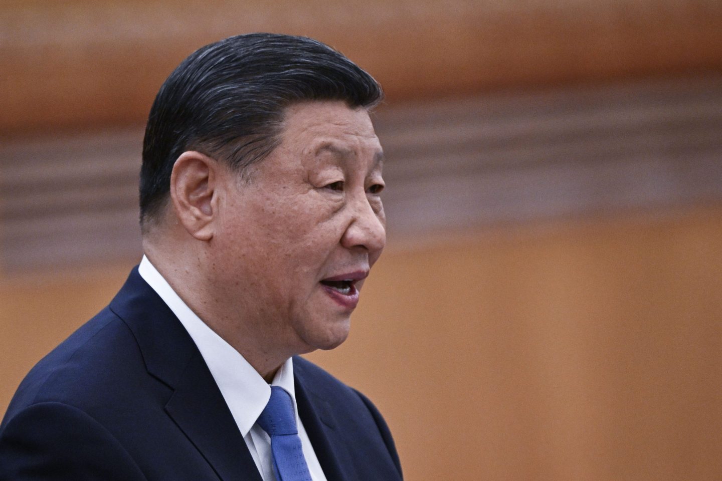 China's President Xi Jinping speaks