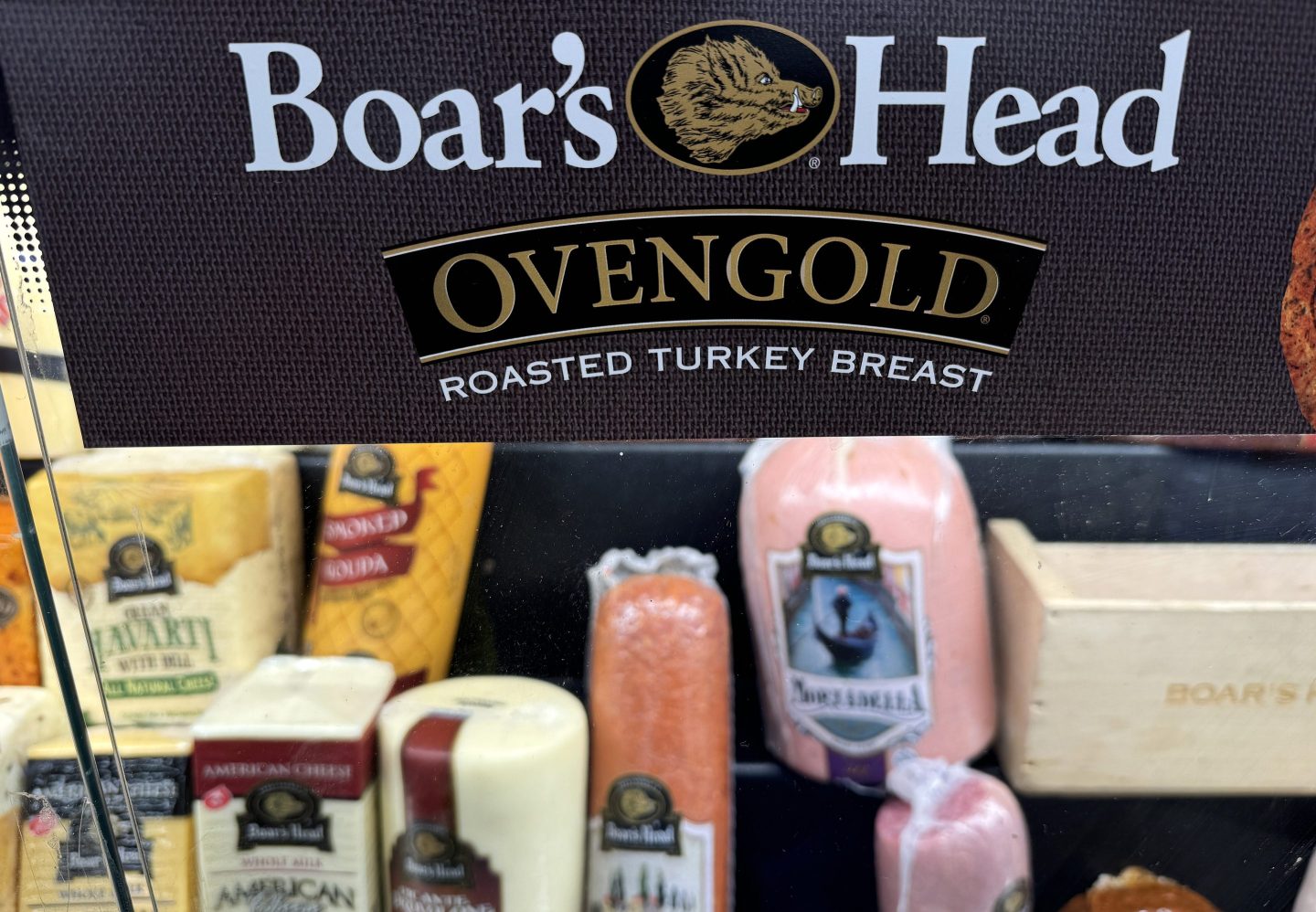 Boar's Head meats are displayed at a supermarket