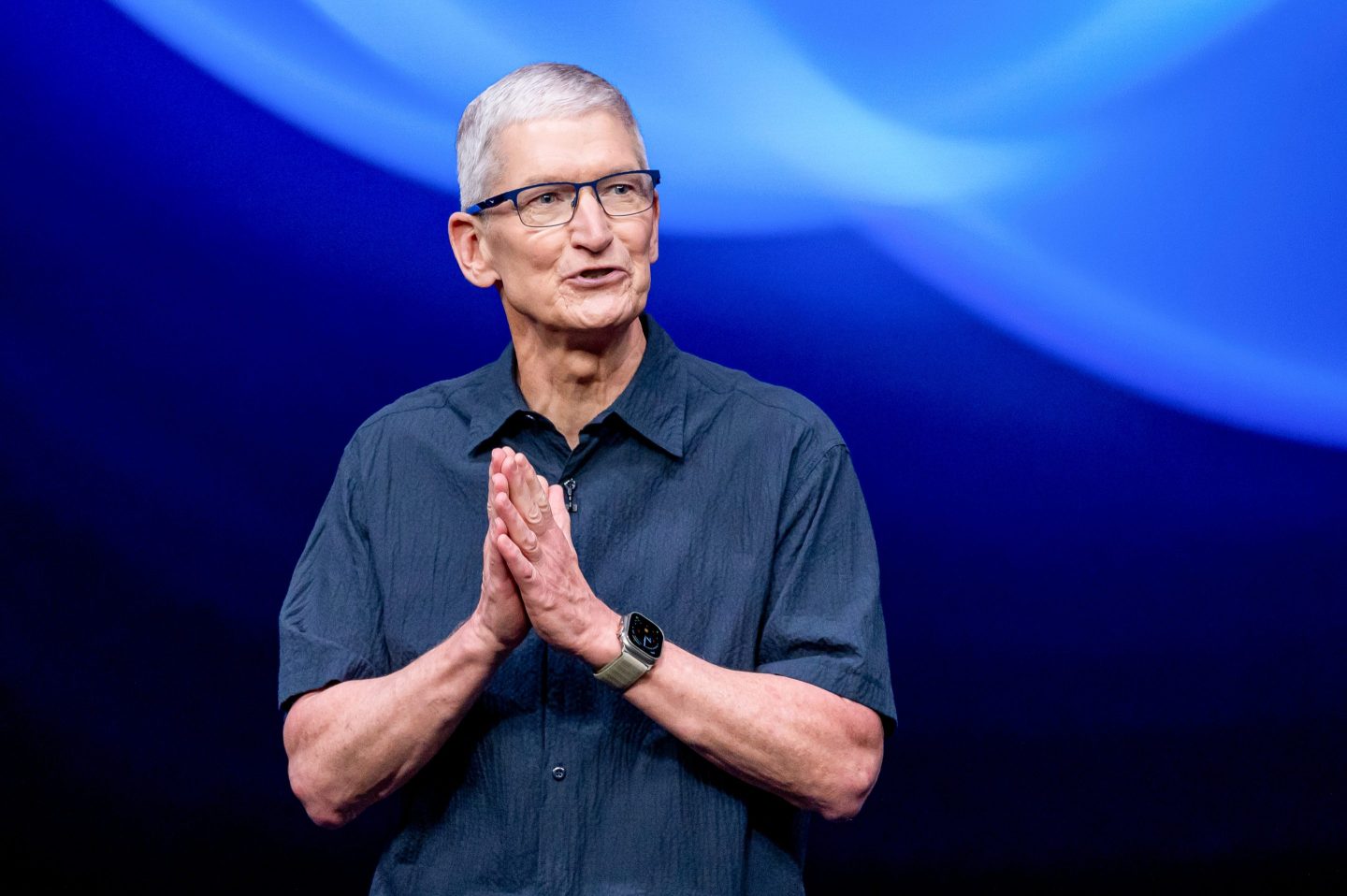 The state's finances have been boosted by 14 billion euros in back-taxes from Apple, after the European Court of Justice ruled in September that the iPhone maker benefited from undue tax advantages in the country. Pictured is Apple CEO Tim Cook.