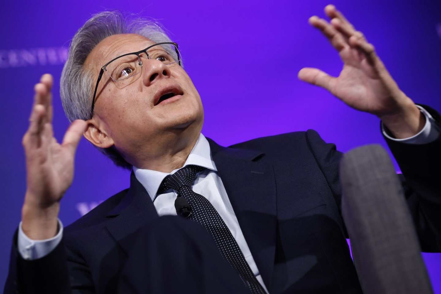 Nvidia CEO Jensen Huang has touted huge demand for the company’s next-generation AI chip.