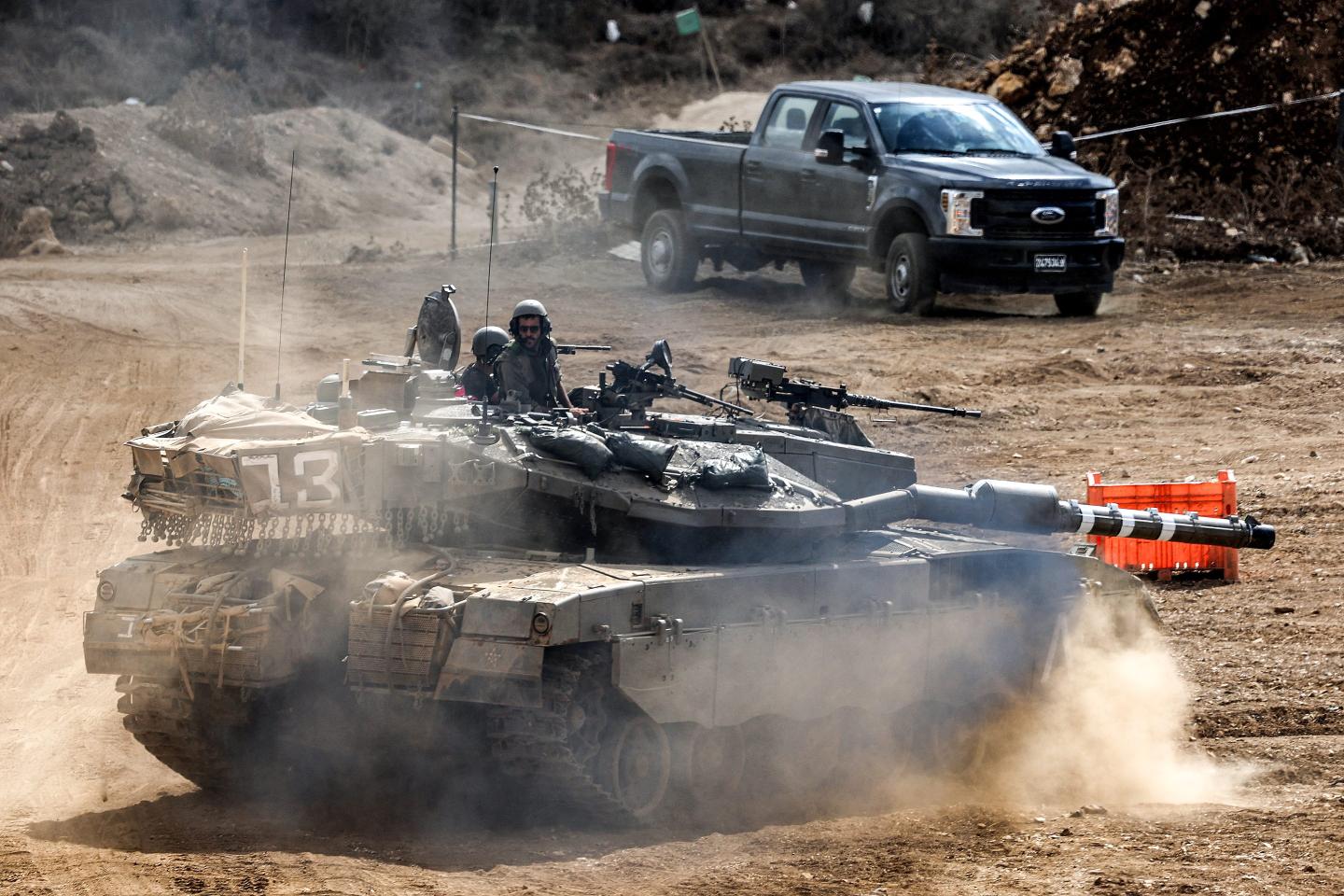 Israeli army tank