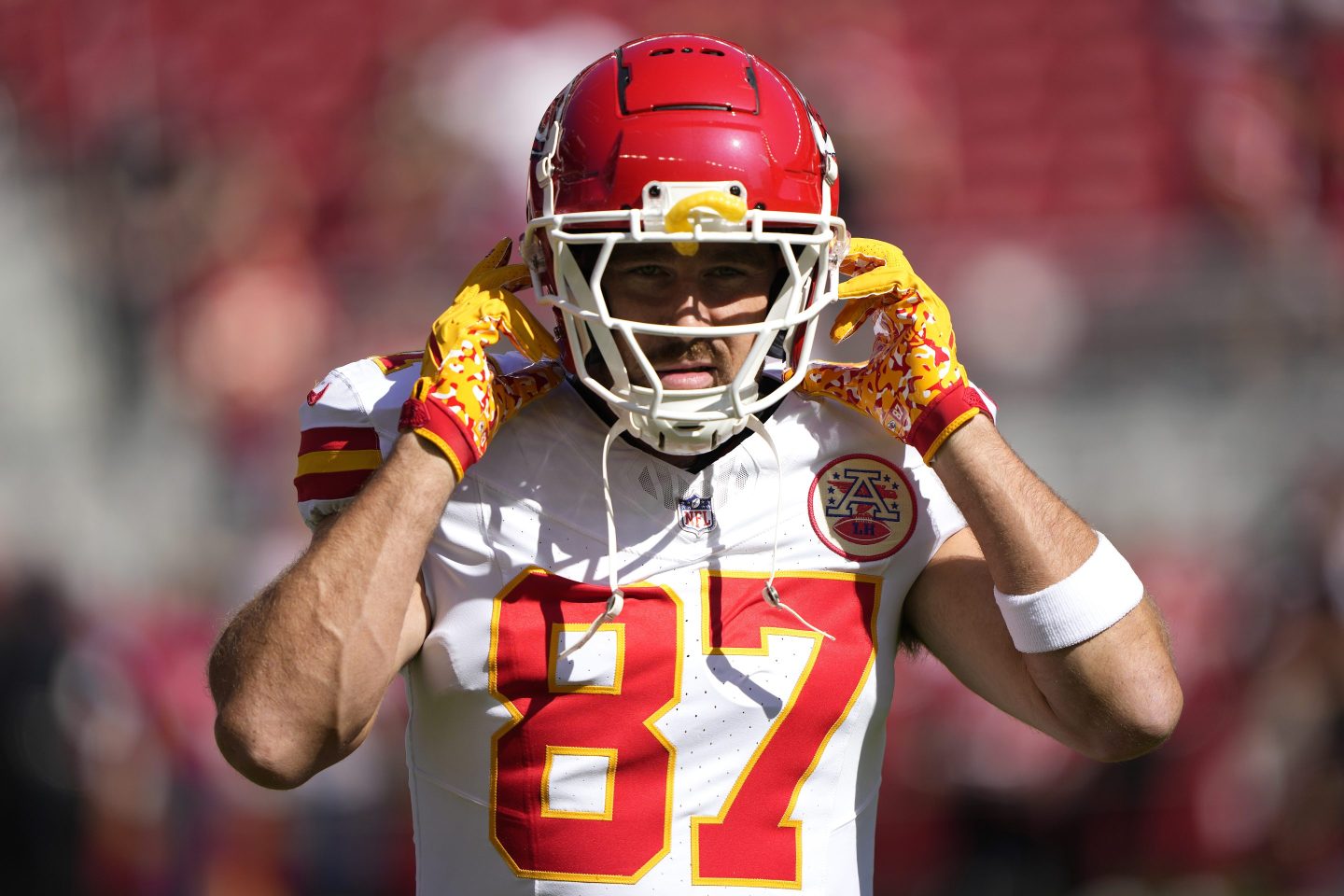 Travis Kelce and the Kansas City Chiefs play this Sunday.