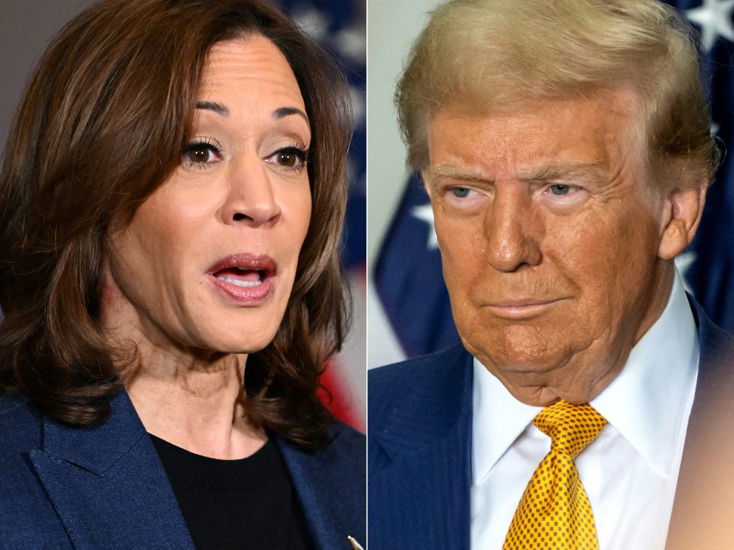 Vice President Kamala Harris and former President Donald Trump