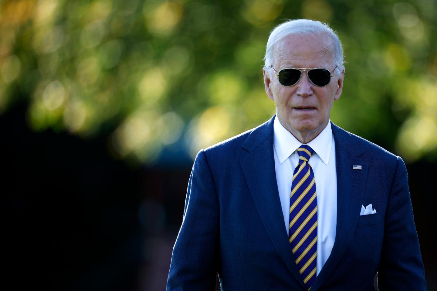 President Joe Biden outside the White House