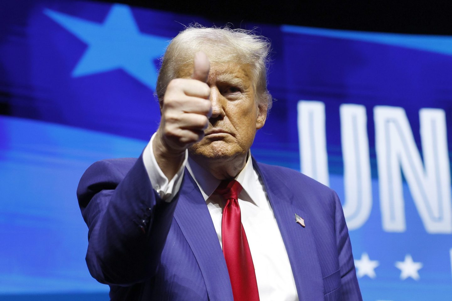 Republican presidential nominee, former U.S. President Donald Trump