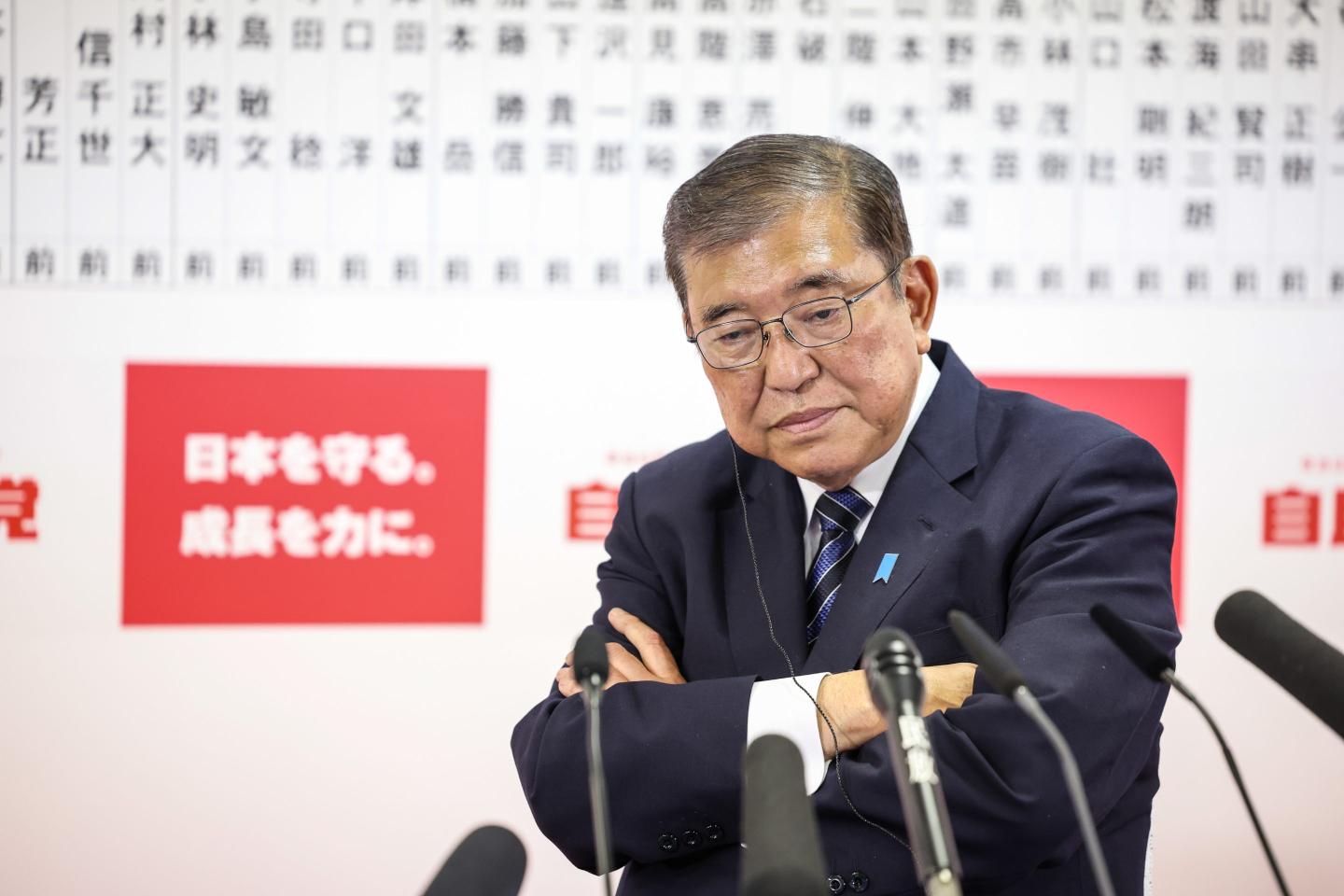 Japan’s scandal-plagued ruling party set to lose majority for first time in 15 years