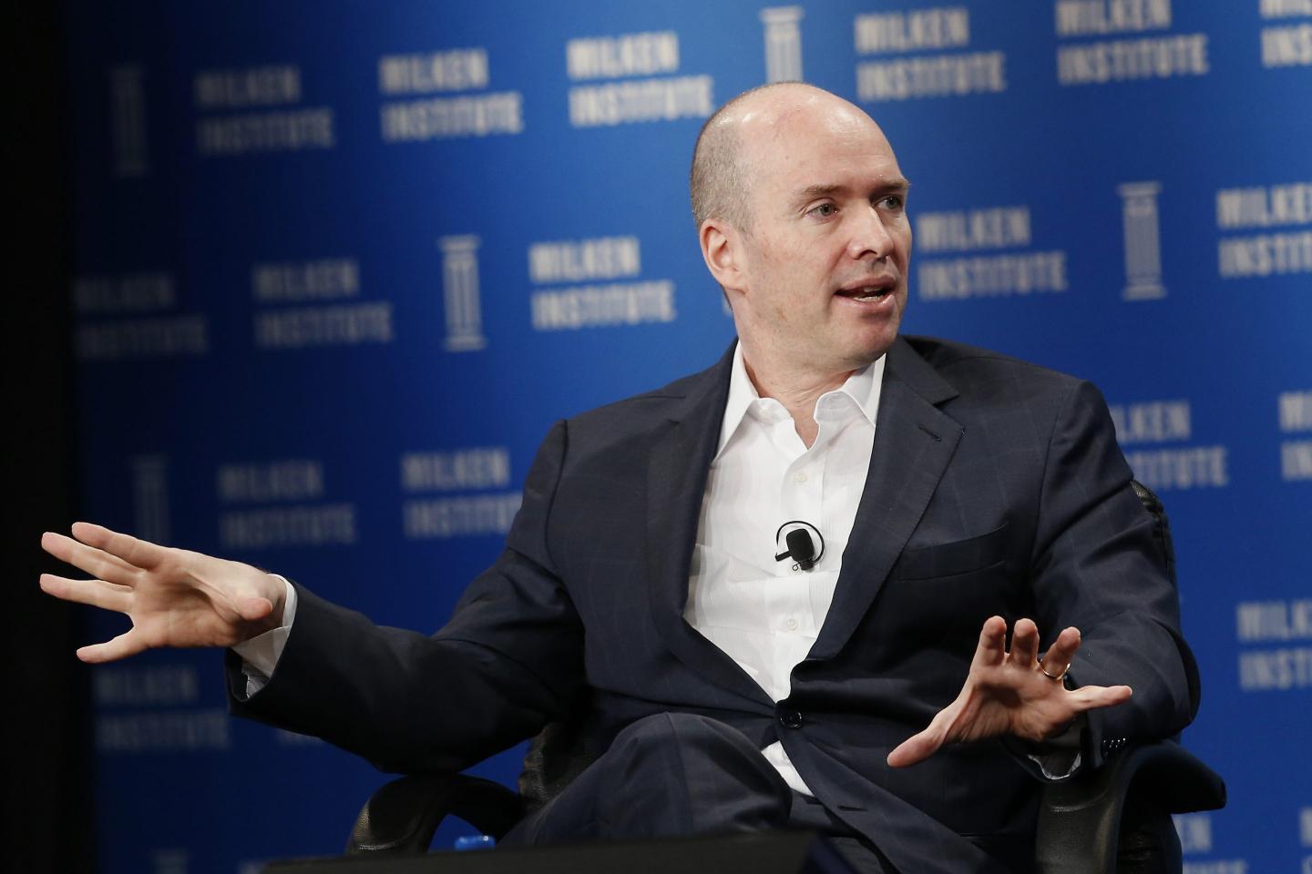 Ben Horowitz speaks while seated