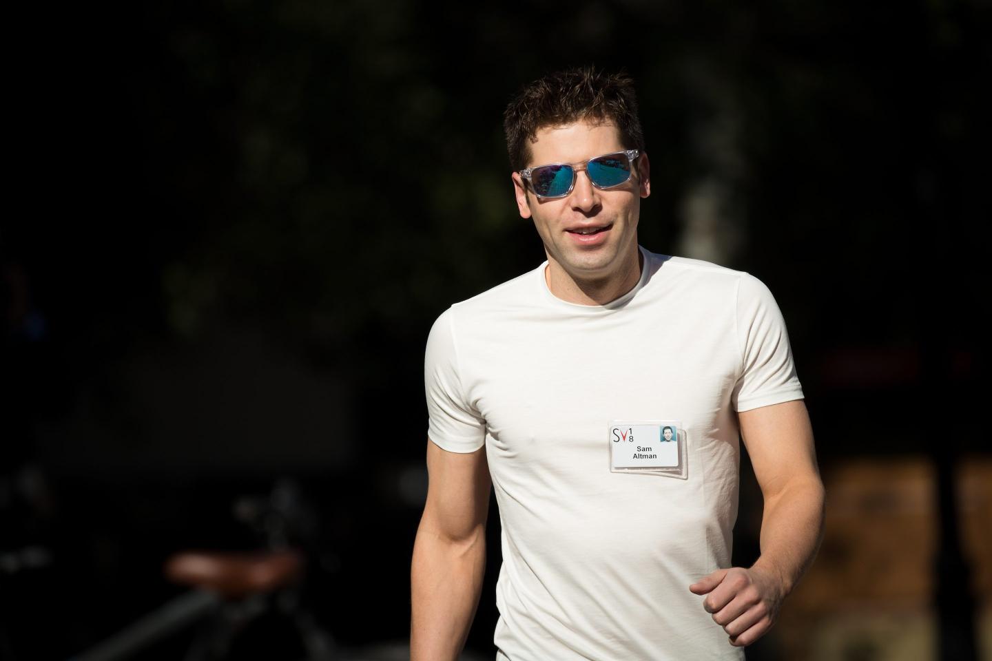 OpenAI CEO Sam Altman at an industry event in Sun Valley, Idaho in July 2018. (Photo: Drew Angerer/Getty Images)