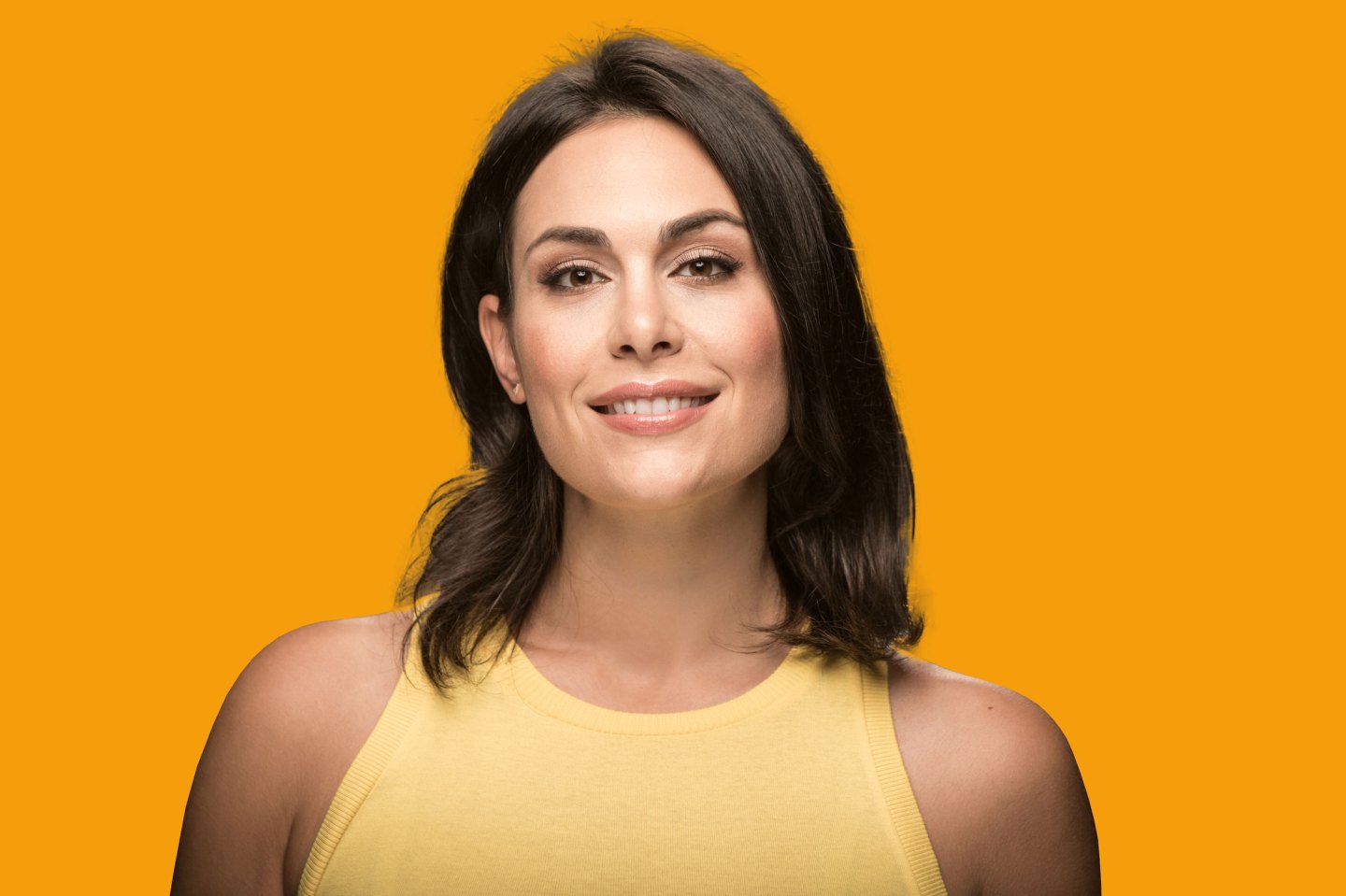 woman smiling for a portrait