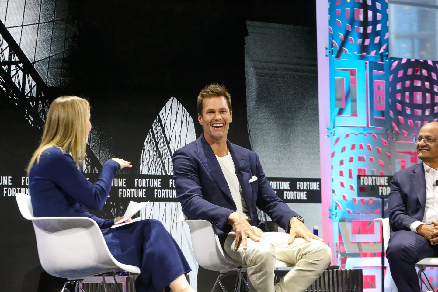 Brady at the Fortune Global Forum in New York on Tuesday.