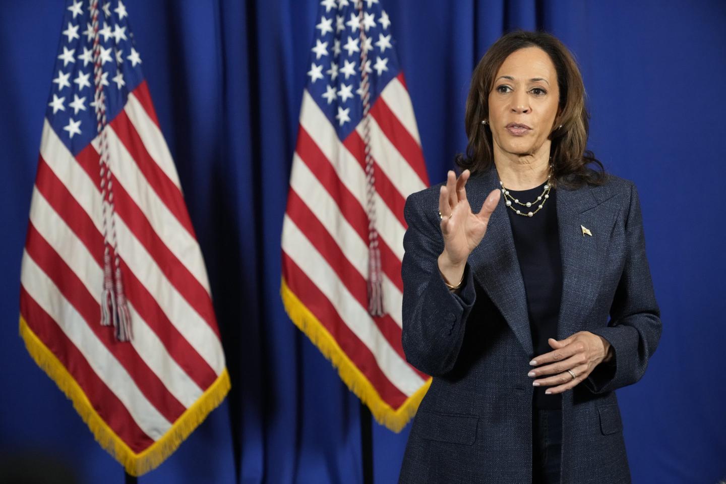 Kamala Harris speaks