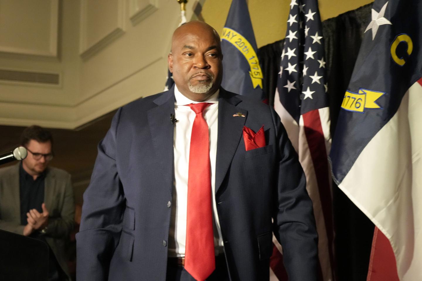 Republican North Carolina gubernatorial candidate Lt. Gov. Mark Robinson