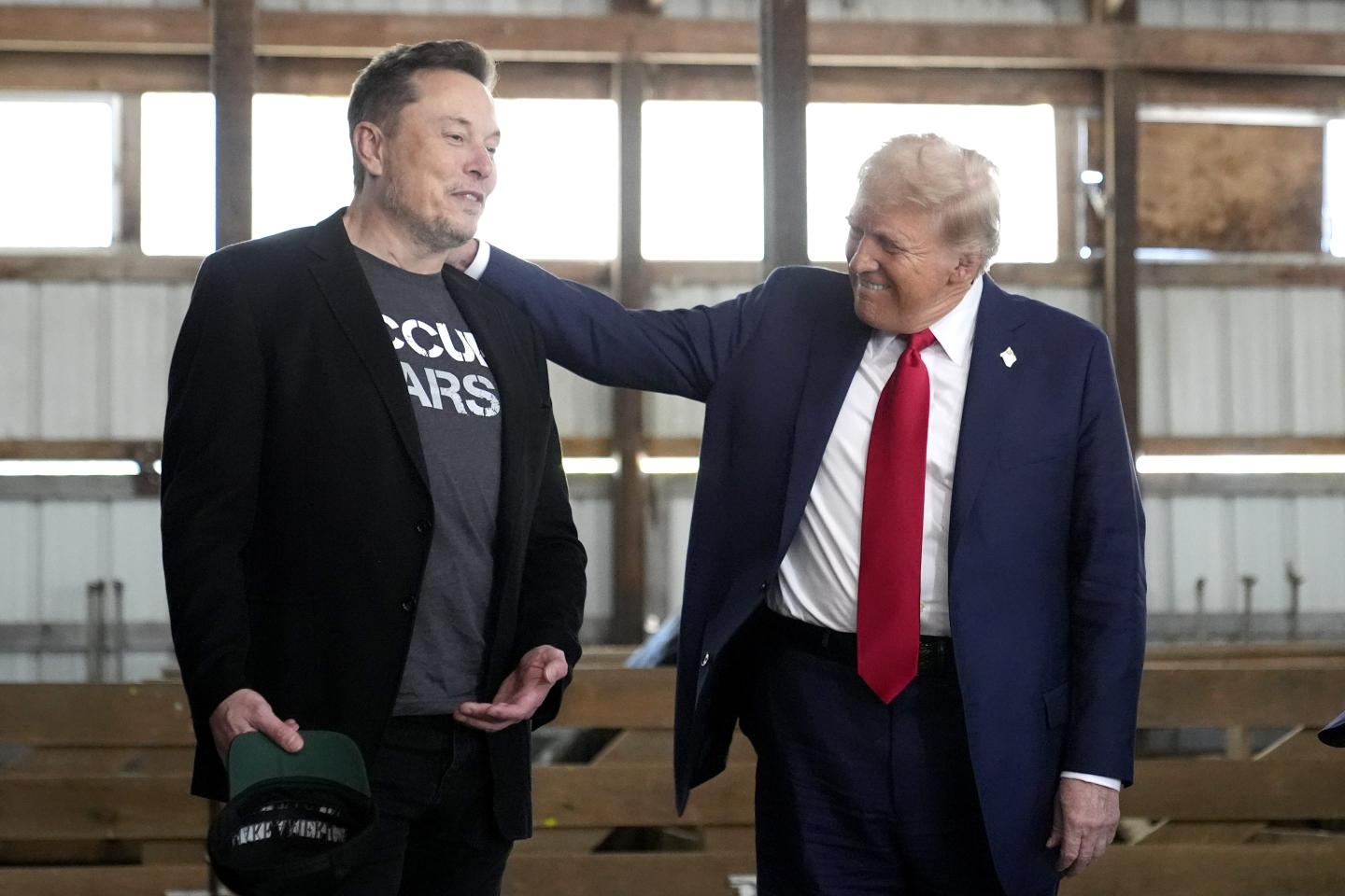 Elon Musk’s own businesses sit front and center as he says he and Trump have a ‘mandate to delete’ regulations with DOGE