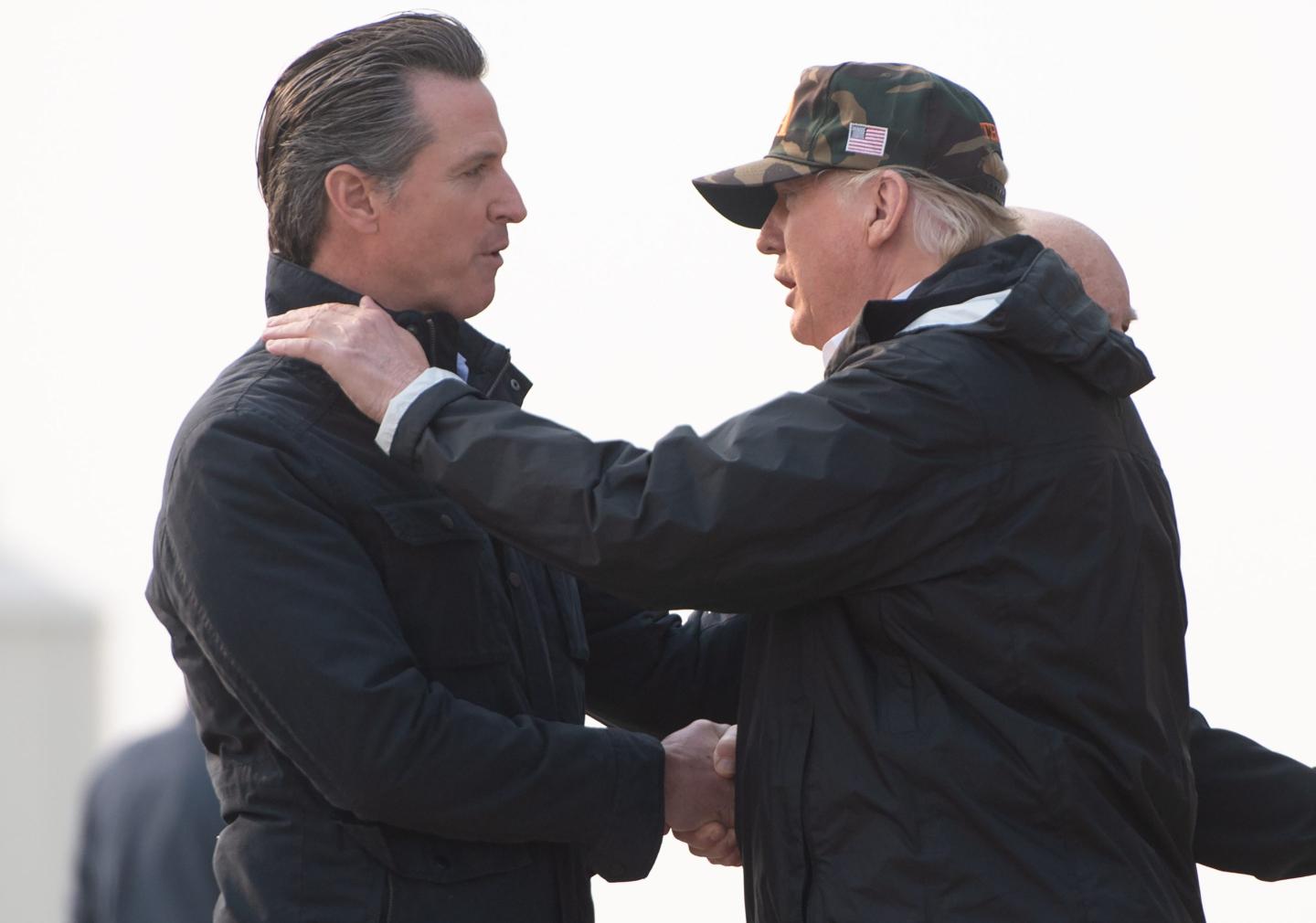 Donald Trump and Gavin Newsom