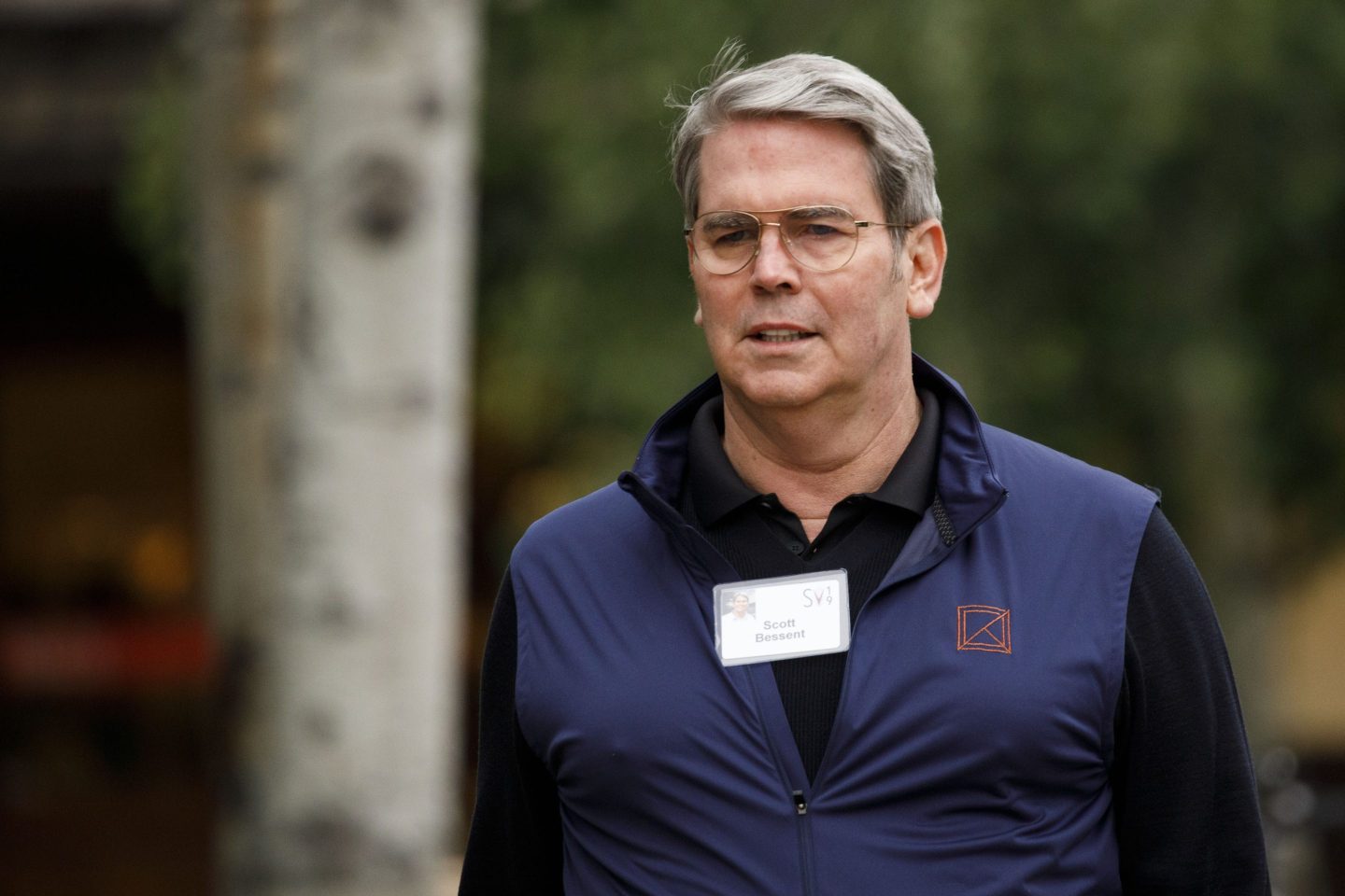 Scott Bessent at the Allen & Co. Media and Technology Conference in Sun Valley, Idaho, in 2019.