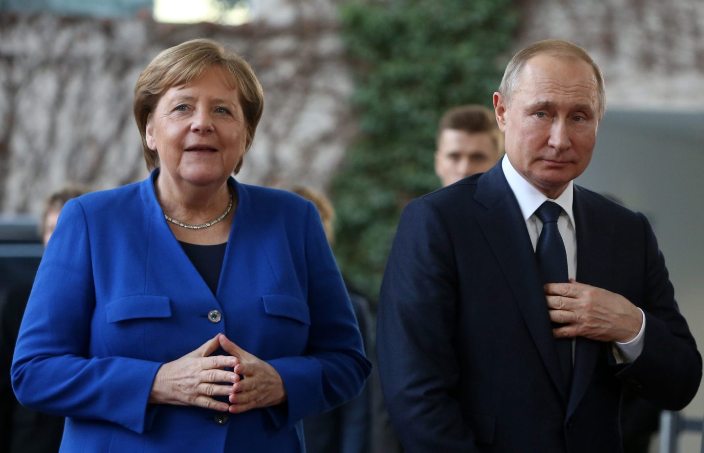 Merkel, who has a well-documented fear of the animals, recalled the tense encounter in her memoir released Tuesday, accusing Putin of inviting the pet as a "demonstration of power" and taking glee in her discomfort, back in 2007.