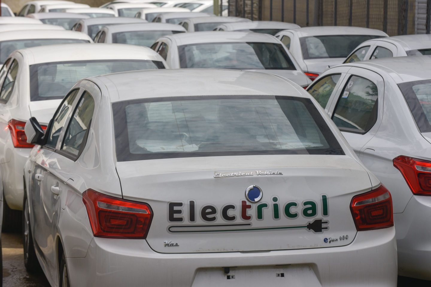 parked electric vehicles