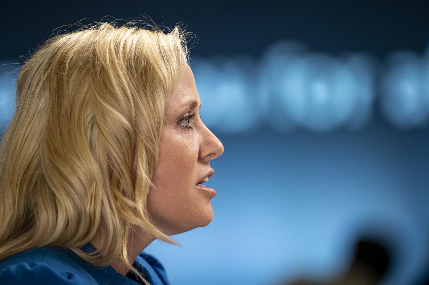 Morgan Adamski, chief of the National Security Agency's Cybersecurity Collaboration Center, at the RSA Conference in San Francisco on Wednesday, April 26, 2023. (Photo: David Paul Morris/Bloomberg/Getty Images)