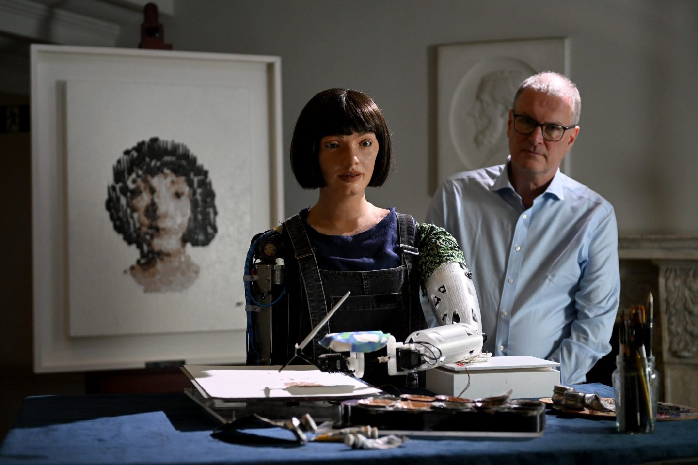 Ai-Da Robot, which uses AI to speak, said: "The key value of my work is its capacity to serve as a catalyst for dialogue about emerging technologies."