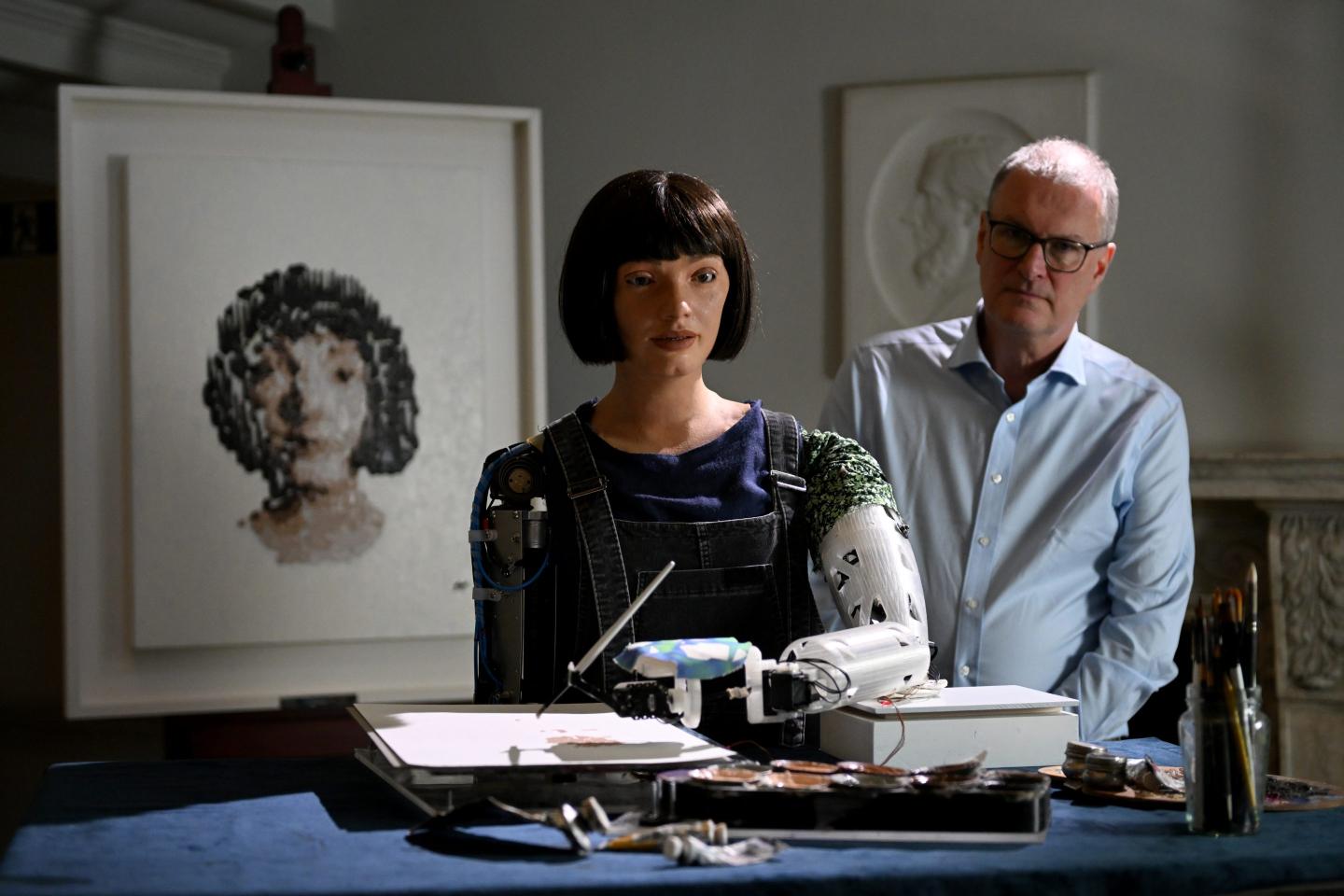 Robot artist Ai-Da’s portrait of Alan Turing shatters auction records selling for over $1 million—a first for AI artwork