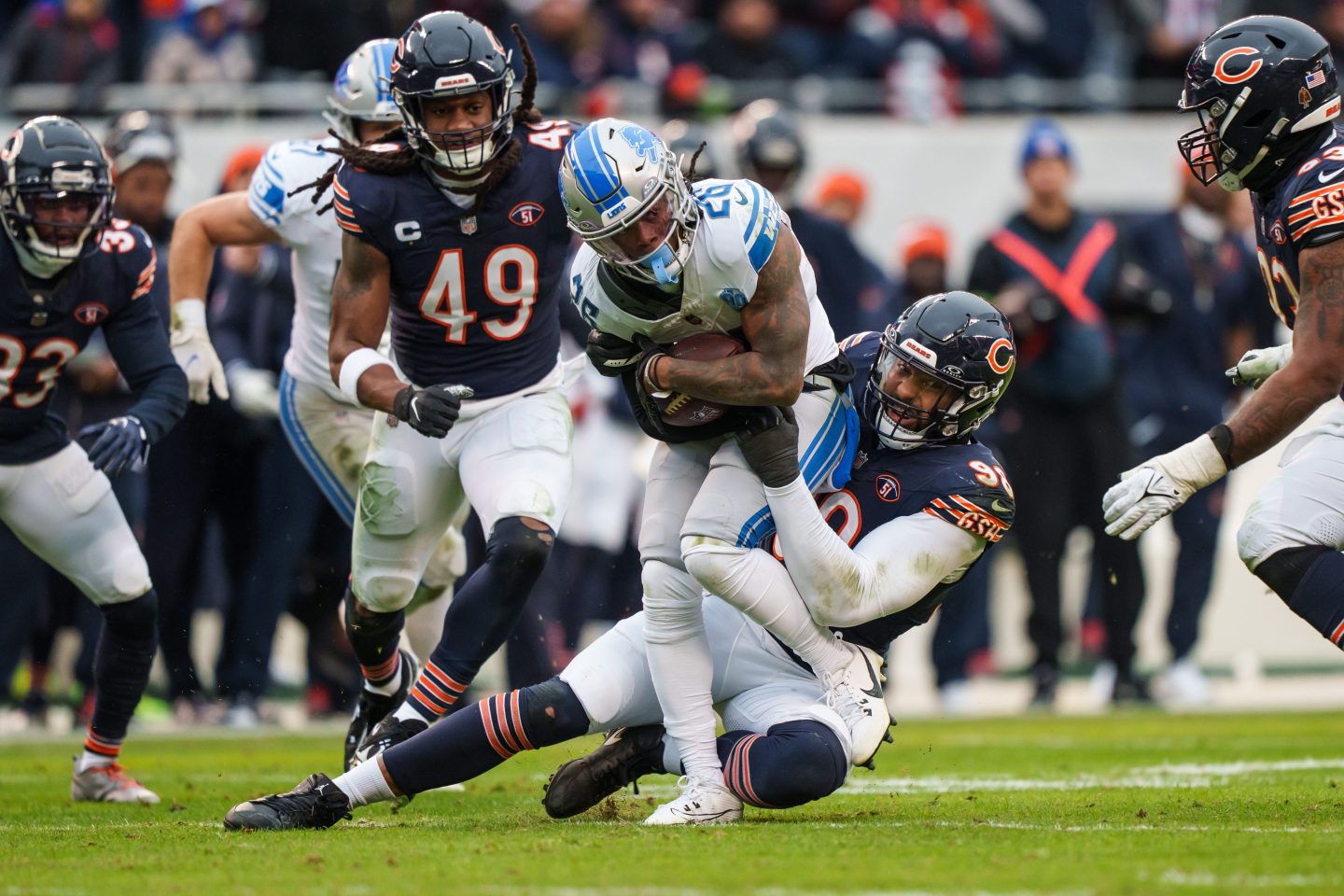 The Lions will face the Bears in a Thanksgiving. matchup