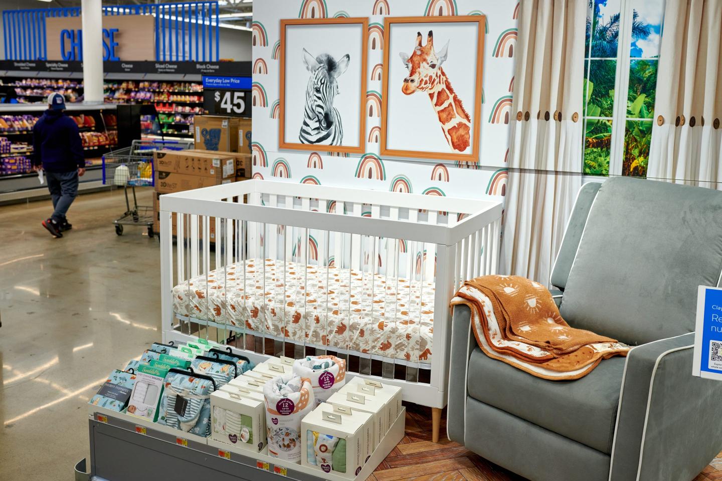 Walmart baby section
