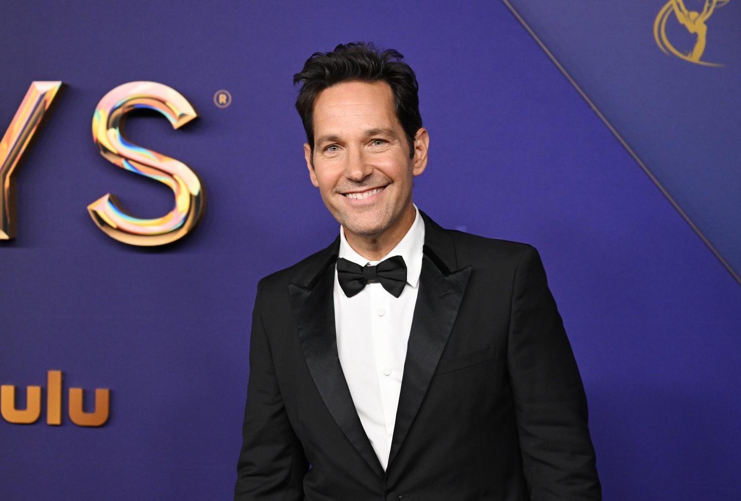 Paul Rudd smiles at the camera.