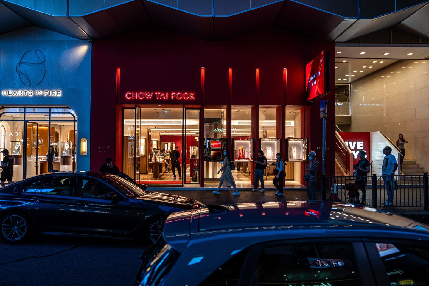 Chow Tai Fook's new flagship store boasts a more subtle look than the jewelry chain's other outlets.