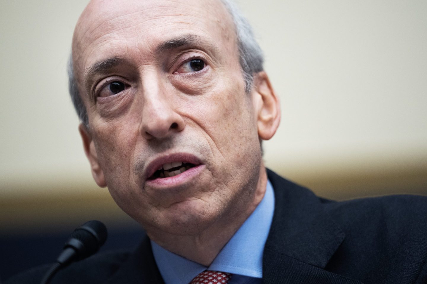 SEC Chair Gary Gensler testifies in front of the House Financial Services Committee in September, 2024.