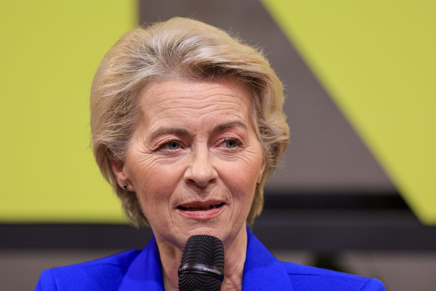 "We have to make sure that the future of cars will continue to be made in Europe", Ursula von der Leyen said.